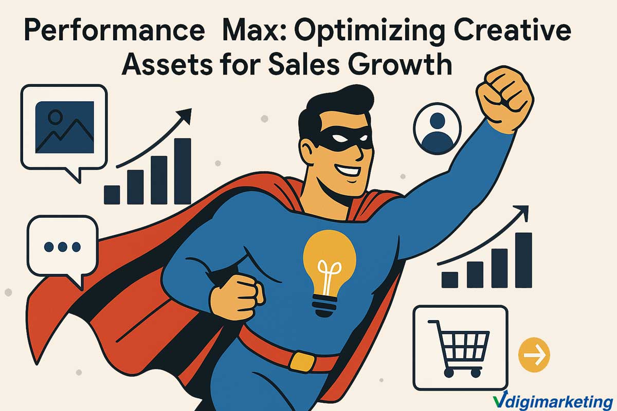 اپتیمایز کمپین پی مکس گوگل ادز که به سوپر من نسبت داده شده