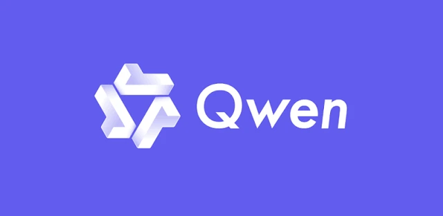لوگوی Qwen Chat، دستیار هوش مصنوعی برای برنامهنویسی و طراحی سایت