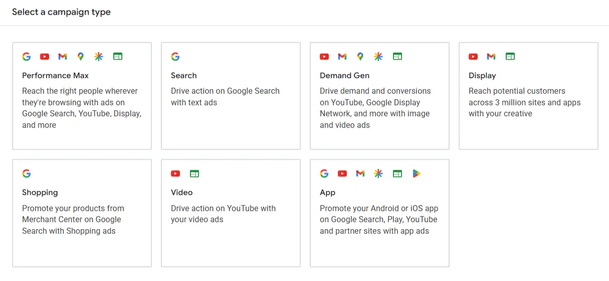 تصویر google ads campaigns