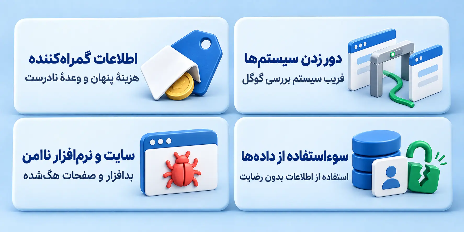 رفتارهای ممنوع در گوگل ادز